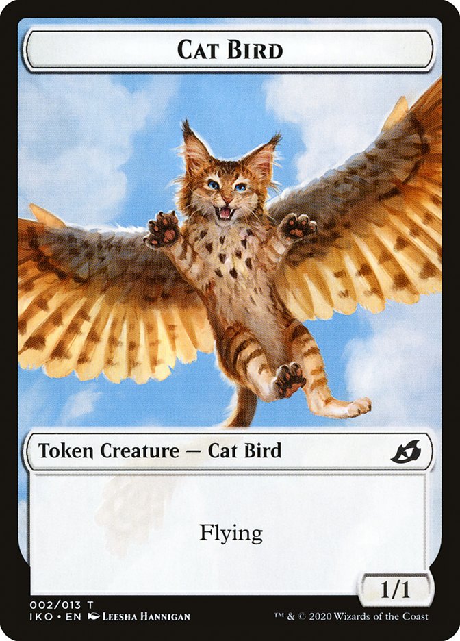 Cat Bird Token [Ikoria: Lair of Behemoths Tokens] | Shuffle n Cut Hobbies & Games