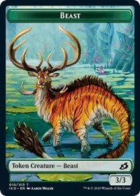 Beast (010) // Hydra Double-Sided Token [Commander 2020 Tokens] | Shuffle n Cut Hobbies & Games