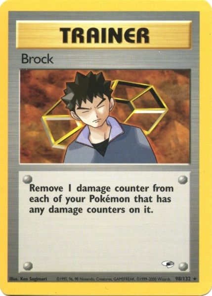 Brock (98/132) [Gym Heroes Unlimited] | Shuffle n Cut Hobbies & Games