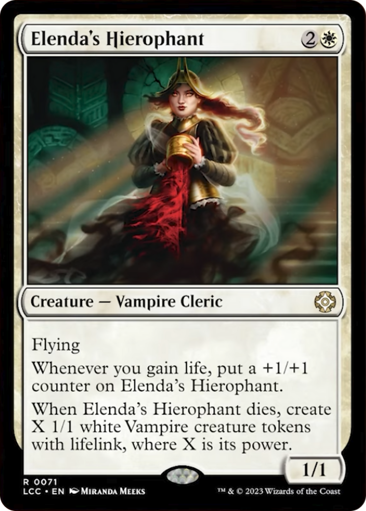 Elenda's Hierophant [The Lost Caverns of Ixalan Commander] | Shuffle n Cut Hobbies & Games