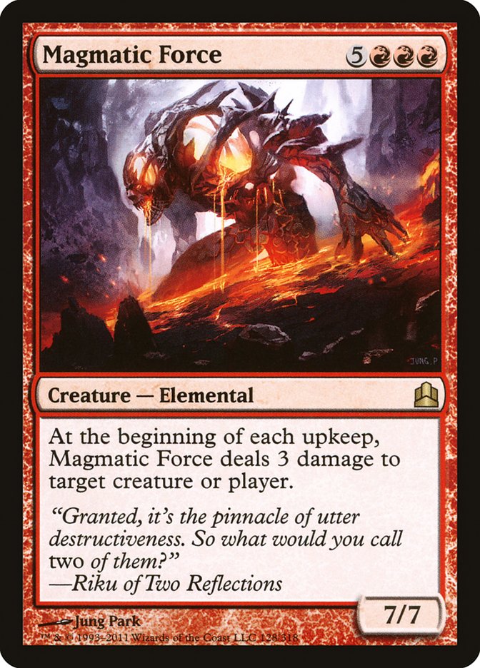 Magmatic Force [Commander 2011] | Shuffle n Cut Hobbies & Games