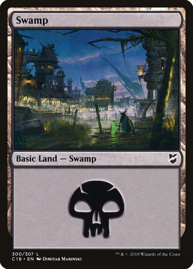 Swamp (300) [Commander 2018] | Shuffle n Cut Hobbies & Games