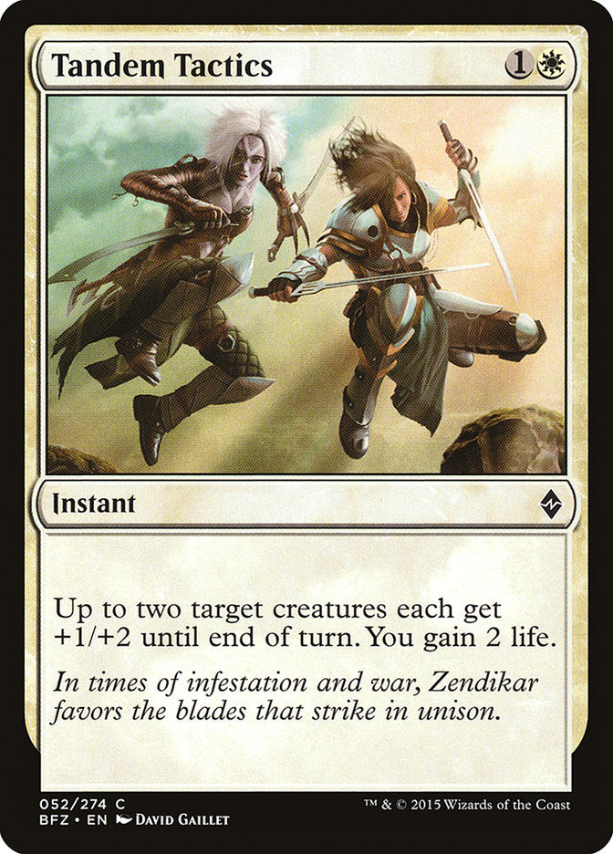 Tandem Tactics [Battle for Zendikar] | Shuffle n Cut Hobbies & Games