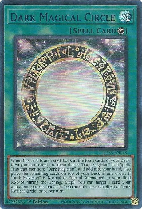 Dark Magical Circle (Blue) [LDS3-EN093] Ultra Rare | Shuffle n Cut Hobbies & Games