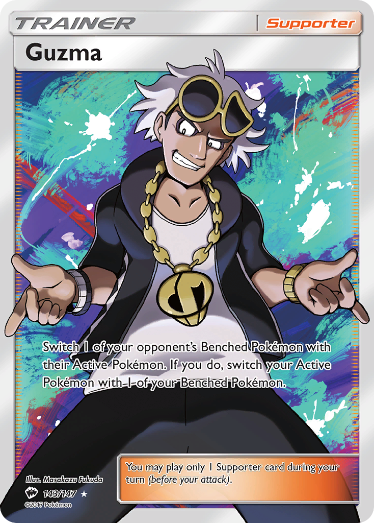 Guzma (143/147) [Sun & Moon: Burning Shadows] | Shuffle n Cut Hobbies & Games