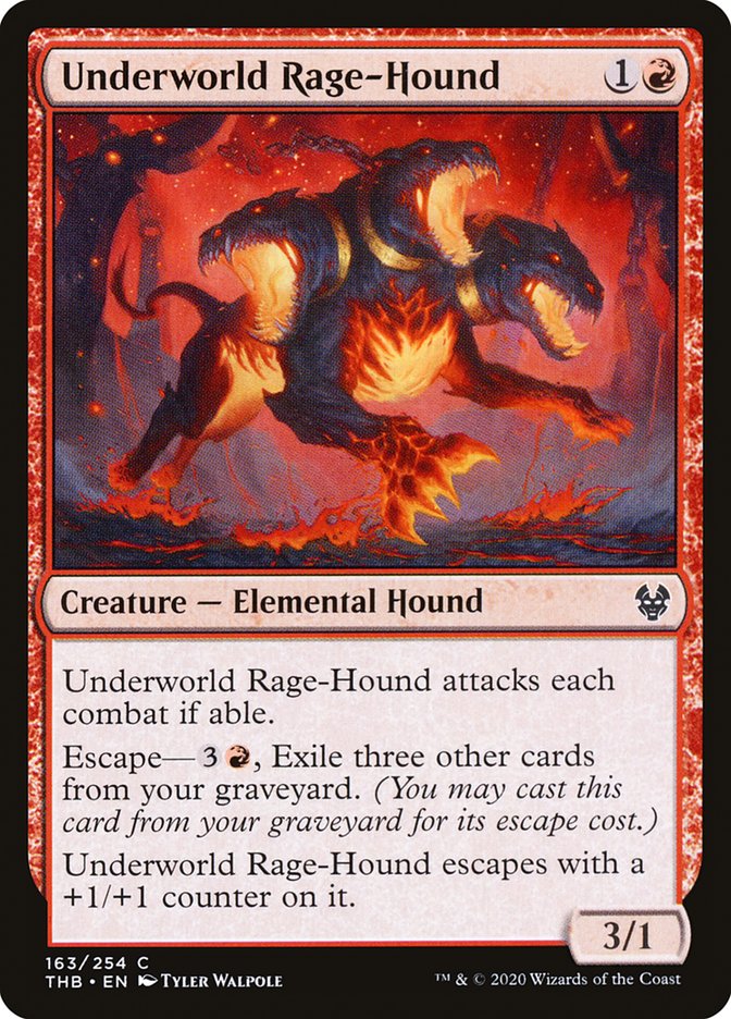 Underworld Rage-Hound [Theros Beyond Death] | Shuffle n Cut Hobbies & Games