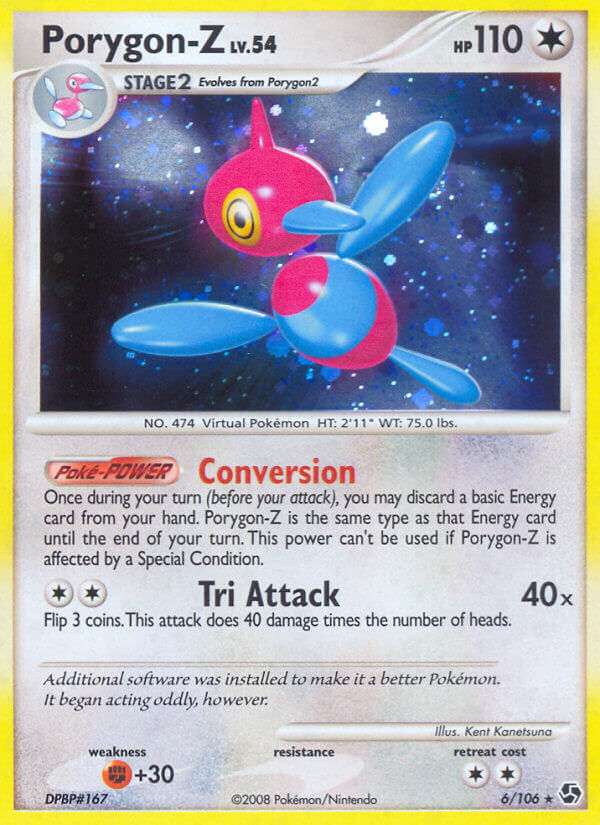 Porygon Z (6/106) (Theme Deck Exclusive) [Diamond & Pearl: Great Encounters] | Shuffle n Cut Hobbies & Games