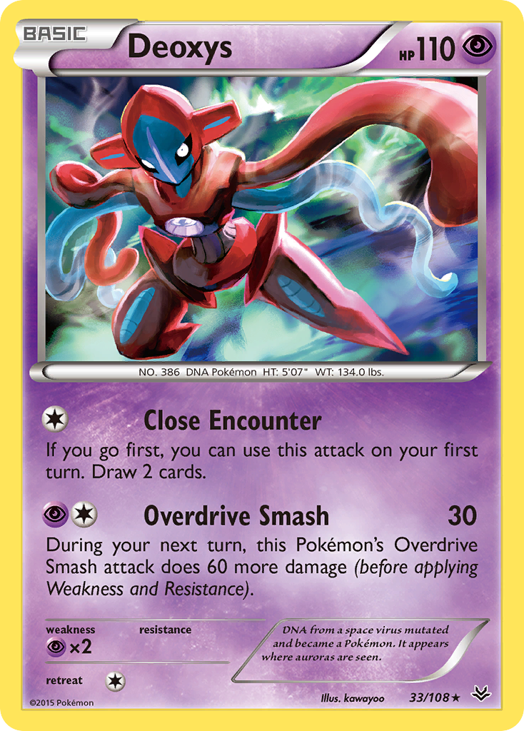 Deoxys (33/108) [XY: Roaring Skies] | Shuffle n Cut Hobbies & Games