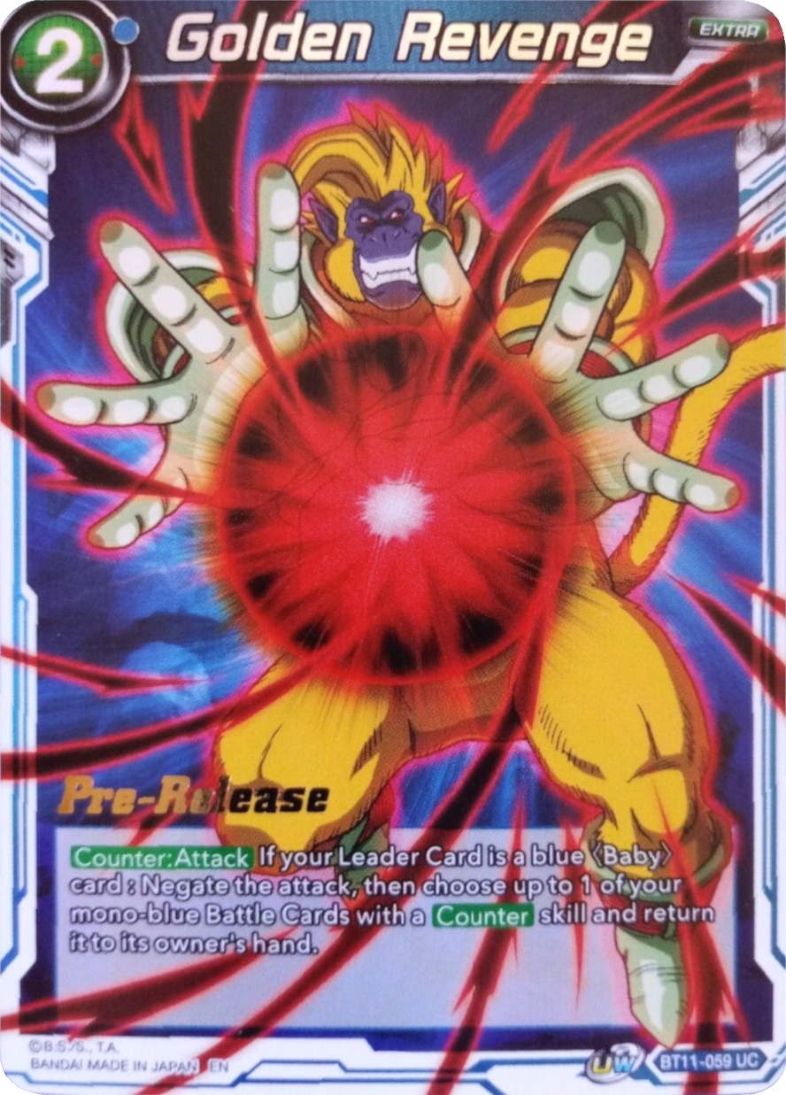 Golden Revenge (BT11-059) [Vermilion Bloodline Prerelease Promos] | Shuffle n Cut Hobbies & Games