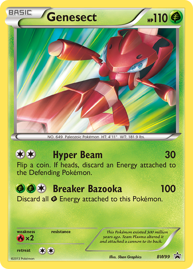 Genesect (BW99) [Black & White: Black Star Promos] | Shuffle n Cut Hobbies & Games