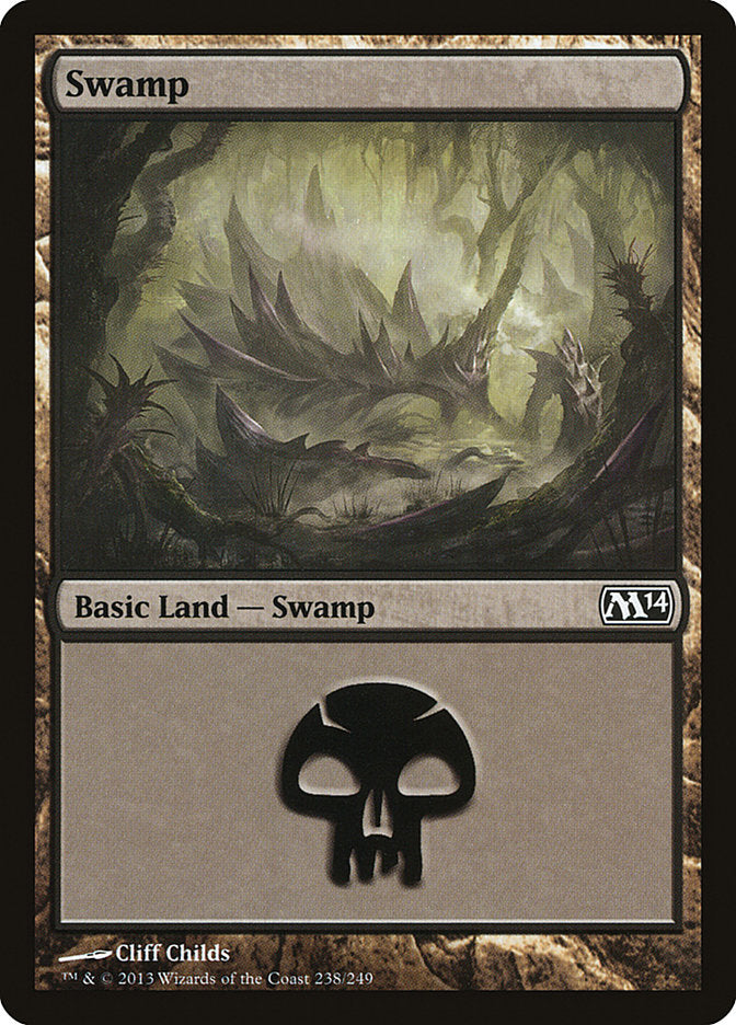 Swamp (238) [Magic 2014] | Shuffle n Cut Hobbies & Games