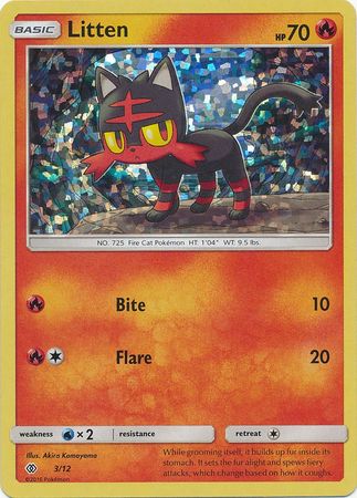 Litten (3/12) [McDonald's Promos: 2017 Collection] | Shuffle n Cut Hobbies & Games