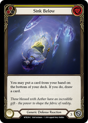 Sink Below (Yellow) [WTR216-C] Alpha Print Normal | Shuffle n Cut Hobbies & Games