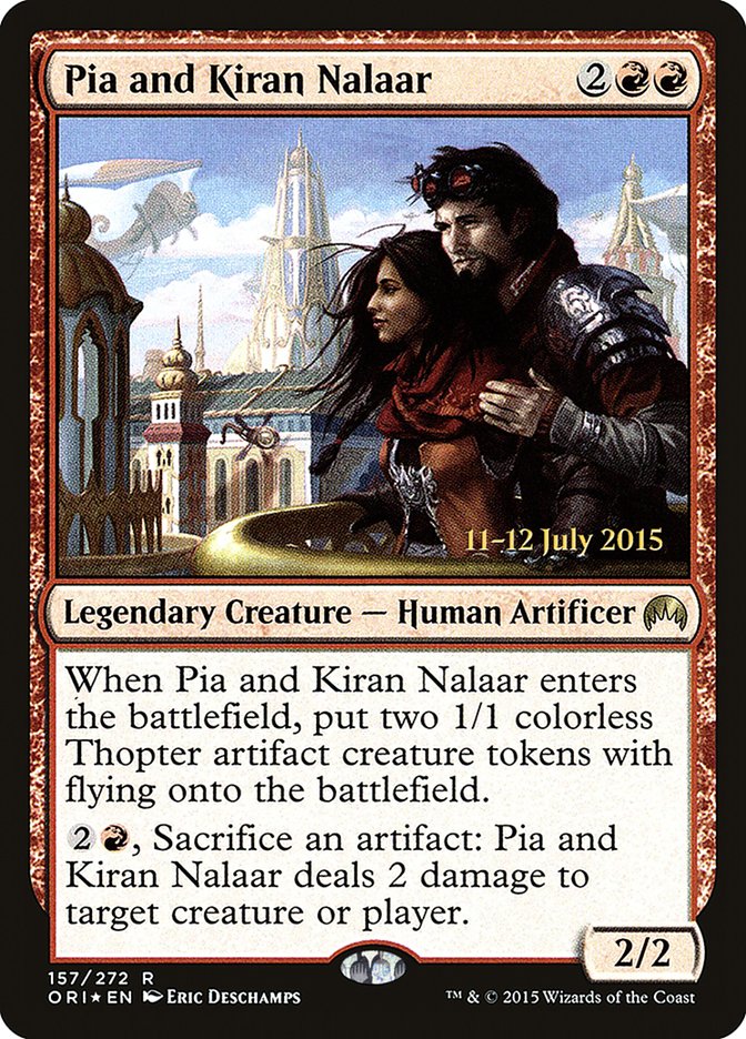 Pia and Kiran Nalaar [Magic Origins Prerelease Promos] | Shuffle n Cut Hobbies & Games