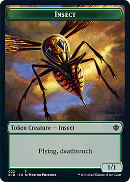 Insect // Cat Beast Double-Sided Token [Starter Commander Decks] | Shuffle n Cut Hobbies & Games