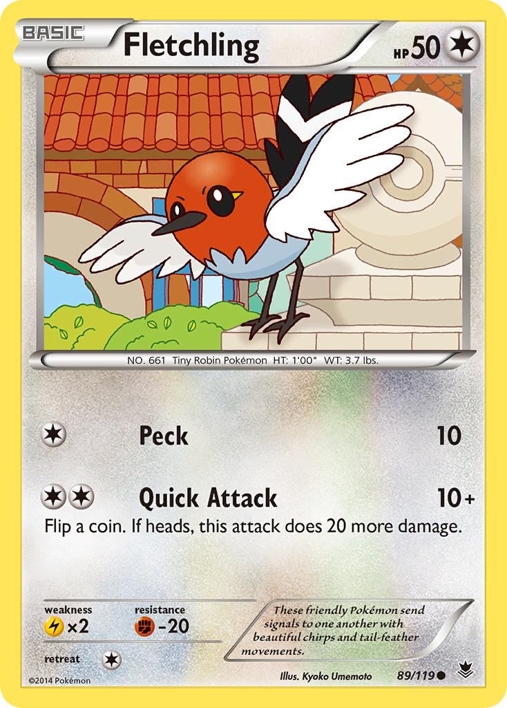 Fletchling (89/119) [XY: Phantom Forces] | Shuffle n Cut Hobbies & Games