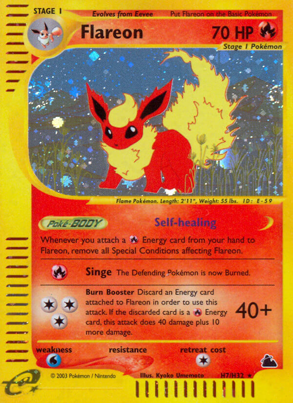 Flareon (H7/H32) [Skyridge] | Shuffle n Cut Hobbies & Games