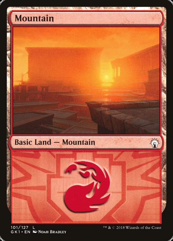 Mountain (101) [Guilds of Ravnica Guild Kit] | Shuffle n Cut Hobbies & Games