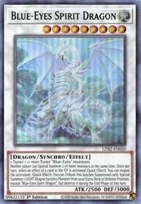 Blue-Eyes Spirit Dragon (Green) [LDS2-EN020] Ultra Rare | Shuffle n Cut Hobbies & Games