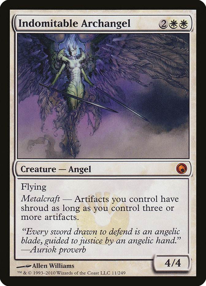 Indomitable Archangel [Scars of Mirrodin] | Shuffle n Cut Hobbies & Games