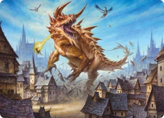 Tarrasque Art Card [Dungeons & Dragons: Adventures in the Forgotten Realms Art Series] | Shuffle n Cut Hobbies & Games