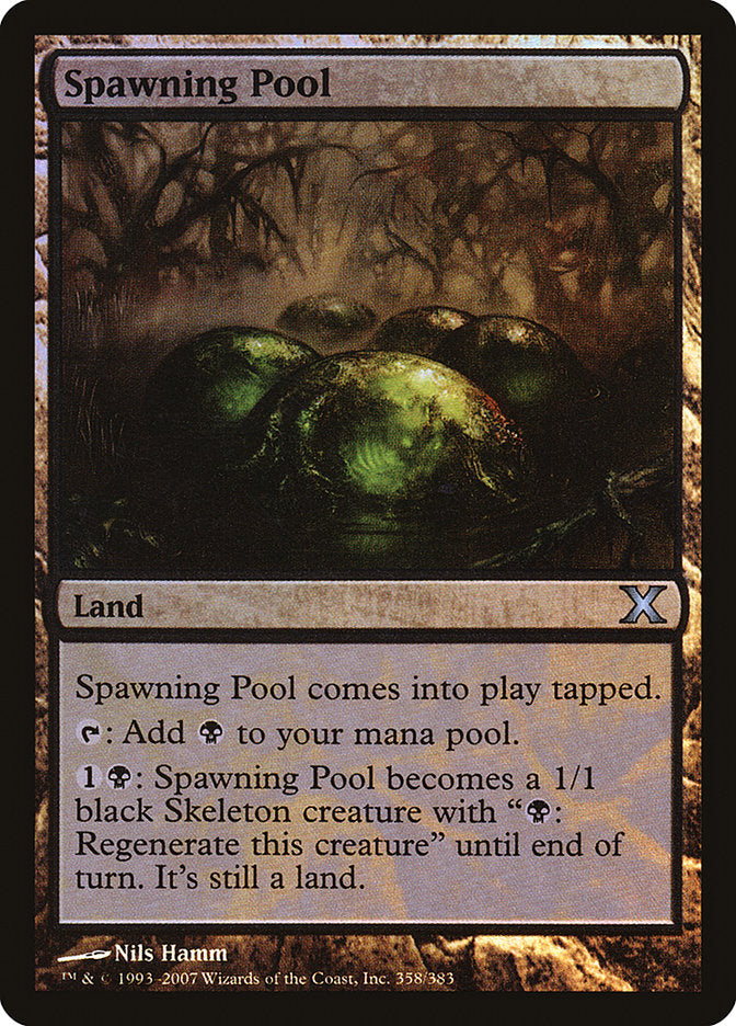 Spawning Pool (Premium Foil) [Tenth Edition] | Shuffle n Cut Hobbies & Games