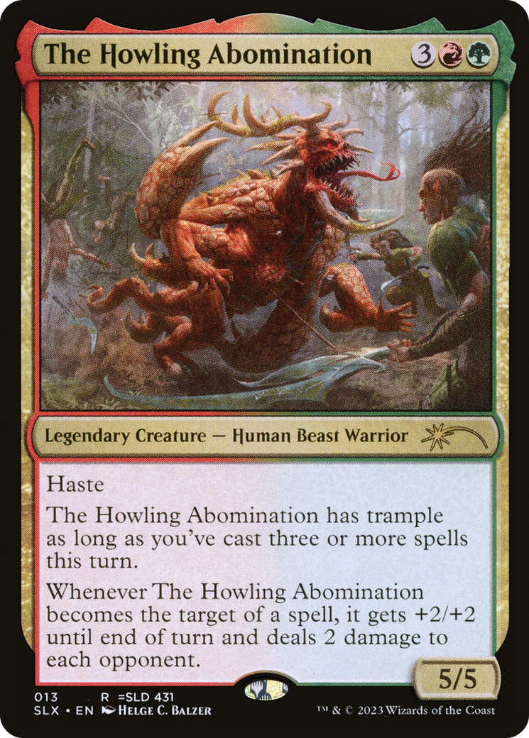 The Howling Abomination [Secret Lair: Universes Within] | Shuffle n Cut Hobbies & Games