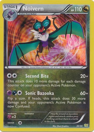 Noivern (30/30) [XY: Trainer Kit - Noivern] | Shuffle n Cut Hobbies & Games