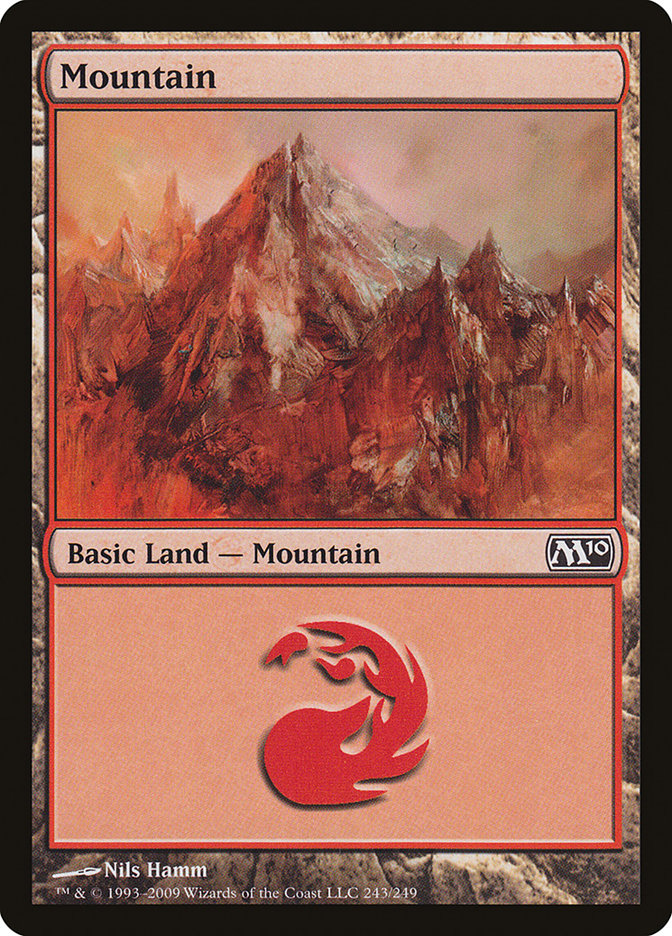 Mountain (243) [Magic 2010] | Shuffle n Cut Hobbies & Games