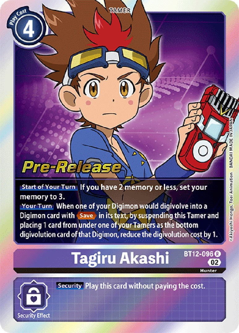 Tagiru Akashi [BT12-096] [Across Time Pre-Release Cards] | Shuffle n Cut Hobbies & Games