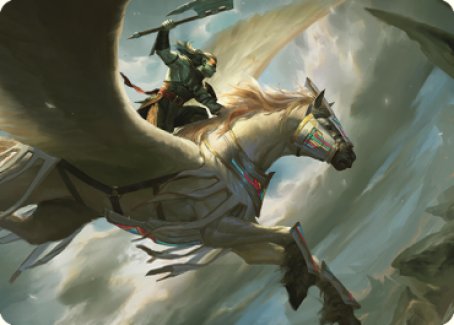 Cleaving Skyrider Art Card [Dominaria United Art Series] | Shuffle n Cut Hobbies & Games