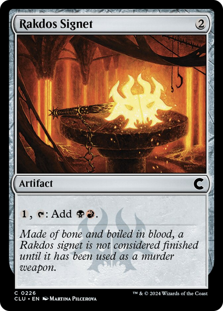 Rakdos Signet [Ravnica: Clue Edition] | Shuffle n Cut Hobbies & Games