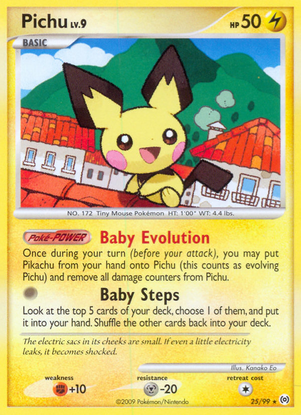 Pichu (25/99) [Platinum: Arceus] | Shuffle n Cut Hobbies & Games