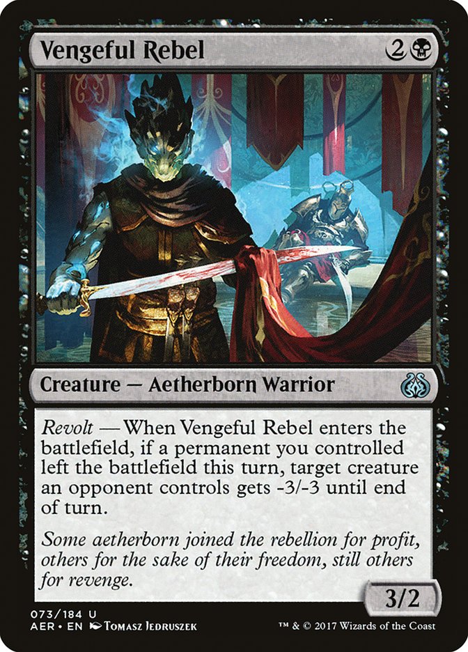 Vengeful Rebel [Aether Revolt] | Shuffle n Cut Hobbies & Games