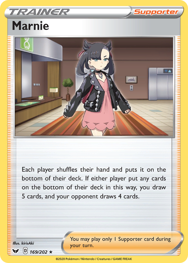 Marnie (169/202) [Sword & Shield: Base Set] | Shuffle n Cut Hobbies & Games