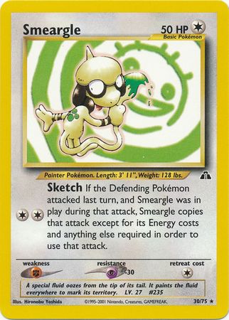 Smeargle (30/75) [Neo Discovery Unlimited] | Shuffle n Cut Hobbies & Games