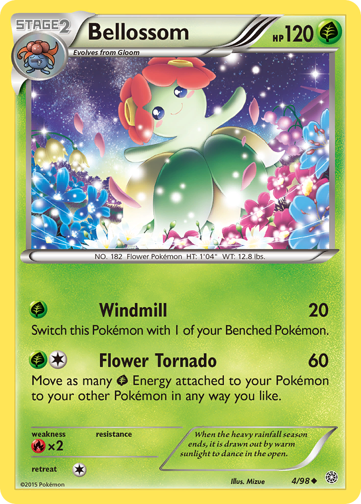 Bellossom (4/98) [XY: Ancient Origins] | Shuffle n Cut Hobbies & Games