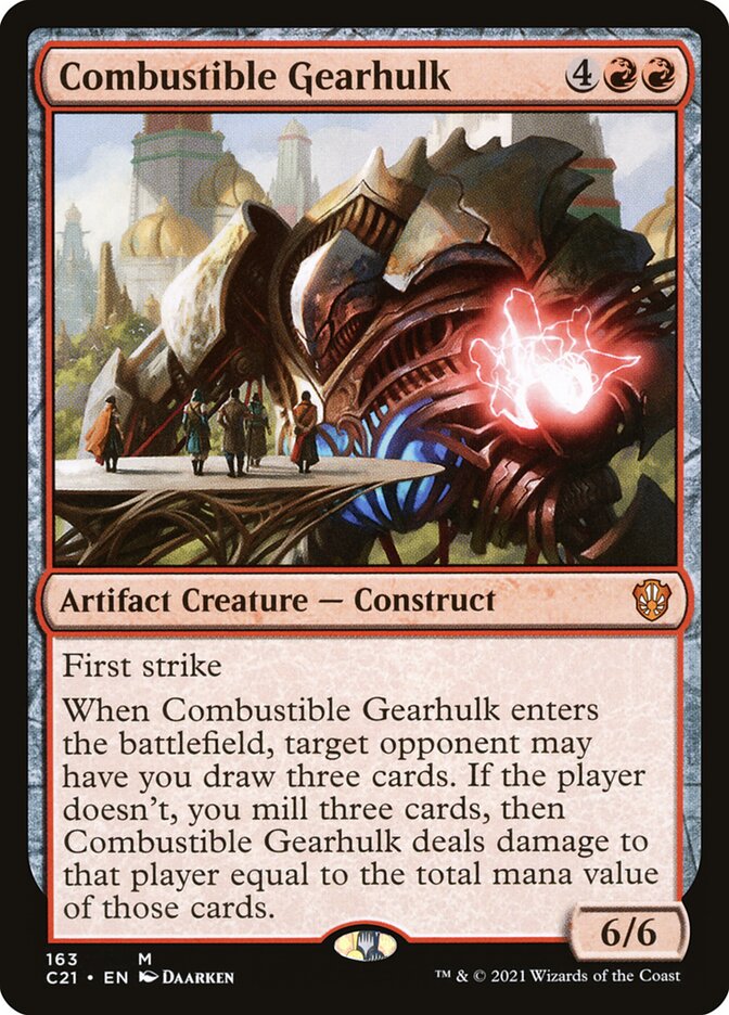 Combustible Gearhulk [Commander 2021] | Shuffle n Cut Hobbies & Games