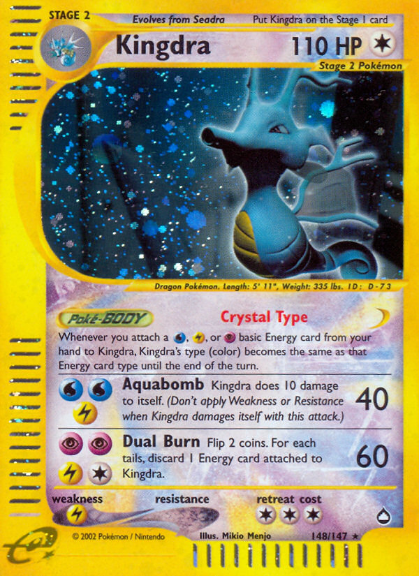 Kingdra (148/147) [Aquapolis] | Shuffle n Cut Hobbies & Games