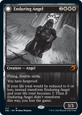 Enduring Angel // Angelic Enforcer [Innistrad: Double Feature] | Shuffle n Cut Hobbies & Games