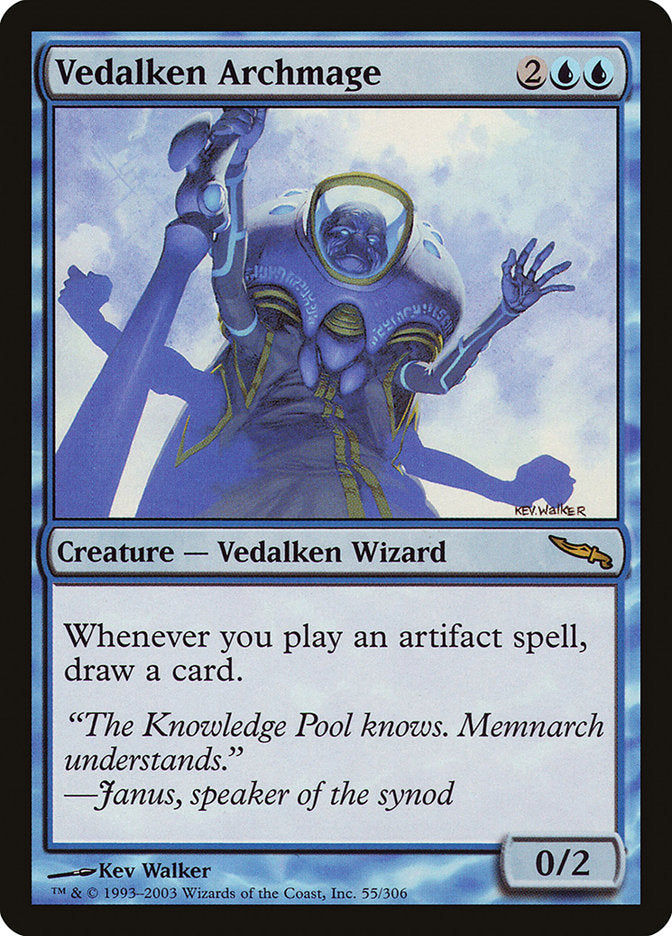 Vedalken Archmage [Mirrodin] | Shuffle n Cut Hobbies & Games