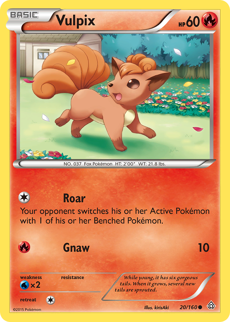 Vulpix (20/160) [XY: Primal Clash] | Shuffle n Cut Hobbies & Games