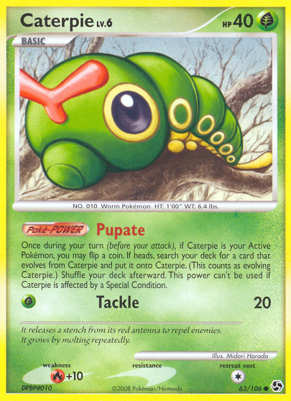 Caterpie (63/106) [Diamond & Pearl: Great Encounters] | Shuffle n Cut Hobbies & Games