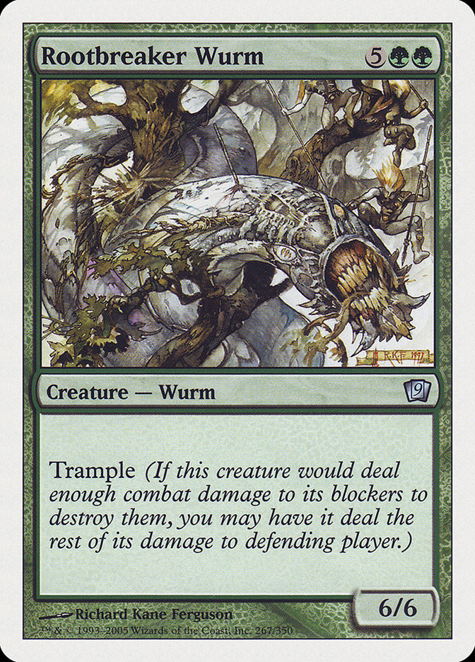 Rootbreaker Wurm [Ninth Edition] | Shuffle n Cut Hobbies & Games