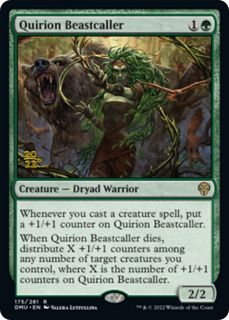 Quirion Beastcaller [Dominaria United Prerelease Promos] | Shuffle n Cut Hobbies & Games