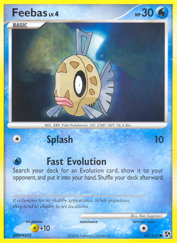 Feebas (67/106) [Diamond & Pearl: Great Encounters] | Shuffle n Cut Hobbies & Games