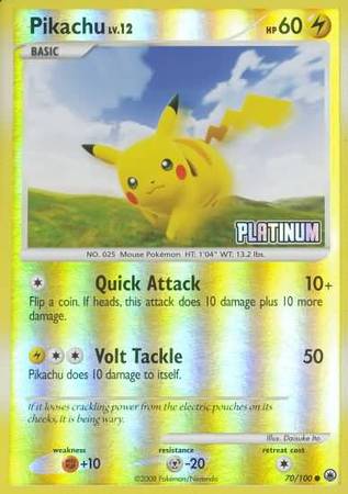 Pikachu (70/100) [Burger King Promos: 2009 Collection] | Shuffle n Cut Hobbies & Games