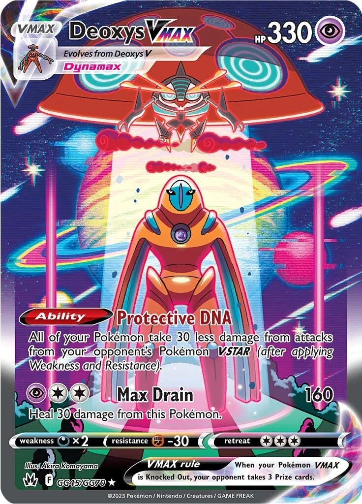 Deoxys VMAX (GG45/GG70) [Sword & Shield: Crown Zenith] | Shuffle n Cut Hobbies & Games