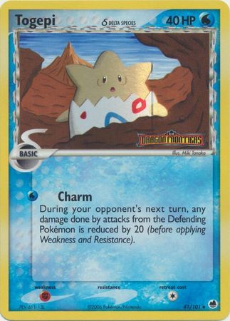 Togepi (41/101) (Delta Species) (Stamped) [EX: Dragon Frontiers] | Shuffle n Cut Hobbies & Games