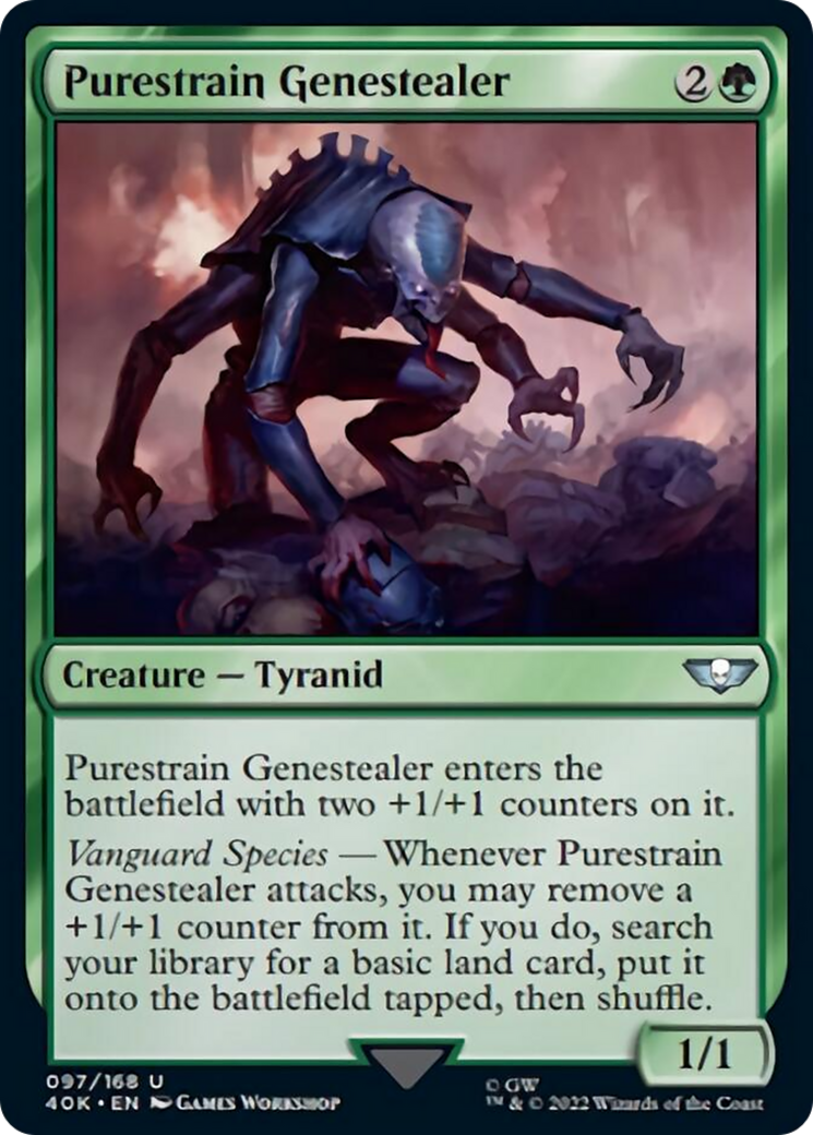 Purestrain Genestealer (Surge Foil) [Warhammer 40,000] | Shuffle n Cut Hobbies & Games